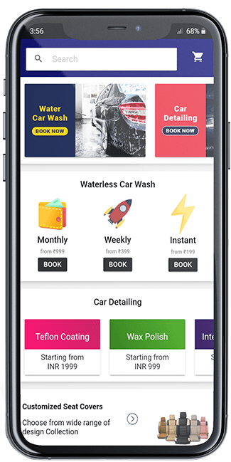 Motorjob App Landing Screen